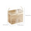 Doll Storage Bucket with Zipper Handheld Toy Organizer 1 2