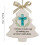 Kerststalornamentenset van zeeglas, kuststijl, 4 stuks 4