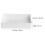 Merkloze laboratoriumaccessoires, polypropyleen dienblad, witte serveerorganizer 2