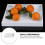 Merkloze laboratoriumaccessoires, polypropyleen dienblad, witte serveerorganizer 3