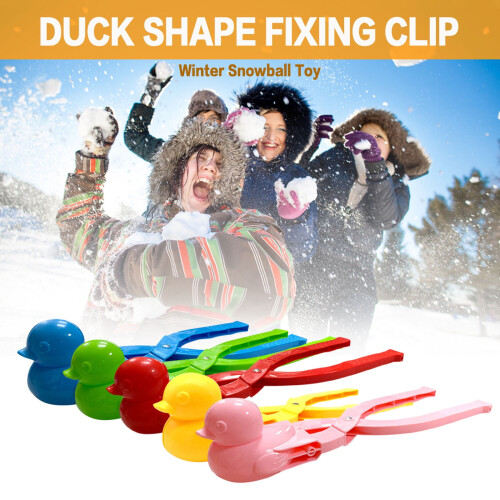 Duck-shaped snowball maker with handle 1