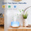 Essential Oil Diffuser 500ml Humidifier Diffusers Aromatherapy Diffuser with Remote Control EU Plug 4