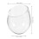 Red Wine Glass Simple Design 1Pack 4.0in 4
