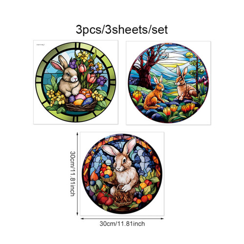 Easter Bunny Fridge Magnets Waterproof 3 pcs 2