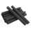 Frissettes de flottaison en mousse EPE noire, tubes creux, 12 pièces 5