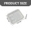Single Card Small White Box Shell, Clear Plastic Sd/Sdhc/Sdxc/Secure Digital Memory Card Case Holder Compatible for Memory Card, 10*Storage Box 3