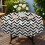 Floral Print Round Tablecloth 60 x 60 Inch 4