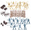Pirate Model Assorted Color Plastic 1 Set 7