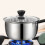 Non-stick milk pot kitchen saucepan 1.5L 3
