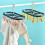 Xoxingysm Plastic Drying Rack with 12 Clips, Windproof & Multi-Functional for Dorm/Student Use – Compatible with Home Textiles 3