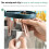 Xoxingysm Plastic Drying Rack with 12 Clips, Windproof & Multi-Functional for Dorm/Student Use – Compatible with Home Textiles 5