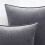 Kuddfodral i sammet, mörkgrått, 61x61 cm, 2-pack 2