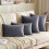 Kuddfodral i sammet, mörkgrått, 61x61 cm, 2-pack 4