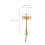 Mini lampada modello portacandele color oro1 pezzo 2