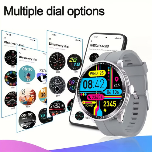 Smartwatch with Full Touch Screen, Wireless Calling & Message Alerts – Compatible with Android and iOS 2