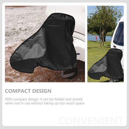 Capa para engate de reboque de caravana, pacote com 1 unidade, 87 x 62 x 0,1 cm (34,19 x 24,37 x 0,04 polegadas). 2