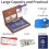 RFID Blocking Wallet Case Passport Holder-Blue 2