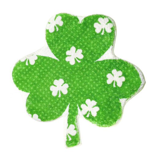 Seat Blanket Carpet Shape Green Throw Blanket 1 pc 1