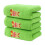 Ensemble de serviettes de bain de Noël en coton brodé (3 pièces) 2