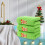 Ensemble de serviettes de bain de Noël en coton brodé (3 pièces) 5