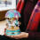 YEAHIBABY Rotating Carousel Music Box with Multicolor LED Light Table Centerpiece 7