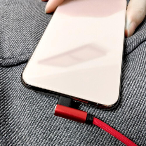 3a25cm καλώδιο φόρτισης USB σε Type C, κοντό αγκώνα, καλώδιο Micro C USB, βαθμίδα USB F5c9, γρήγορη 2