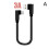 3a25cm καλώδιο φόρτισης USB σε Type C, κοντό αγκώνα, καλώδιο Micro C USB, βαθμίδα USB F5c9, γρήγορη 7