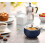 Sugar Bowl with Lid and Spoon Matte Navy16oz 2