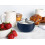 Sugar Bowl with Lid and Spoon Matte Navy16oz 5