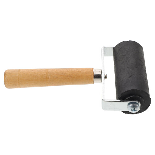 Rubber Ink Roller with Solid Wood Handle for Wallpaper Printing, Scrapbooking and Stamping 1