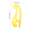 3-Piece Rulers Set for Pattern Making and Curved Drawing, Yellow Plastic Drafting Tools 5
