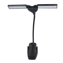 Lucciola da Música Pieghevole con Clip Leggera Portatile Lampada a LED per Piano 3 Livelli di Luminosità