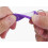 Plastic sleutelhangers met labelvenster en ring (50 stuks) 4