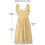 Abito grembiule vintage da donna a quadretti in cotone con 4