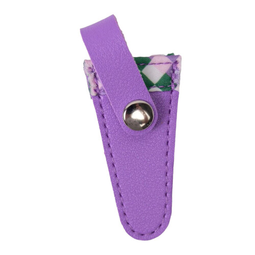 Craft Scissor Case Compact 8x3cm Scissors Pouch Protector Stylish Scissors Cover Violet 1