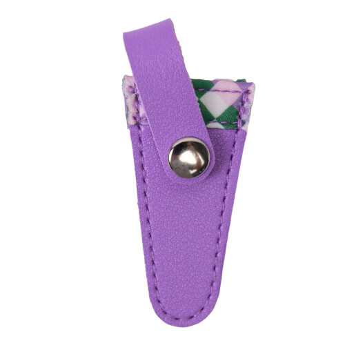 Craft Scissor Case Compact 8x3cm Scissors Pouch Protector Stylish Scissors Cover Violet 2