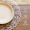 6er-Set runde, geflochtene Papier-Tischsets, Natur 3