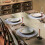 6er-Set runde, geflochtene Papier-Tischsets, Natur 5