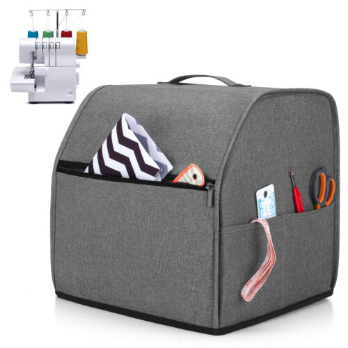 Sewing Machine Storage Bag Sewing Machine Carrying Case with Pockets and Handle 2