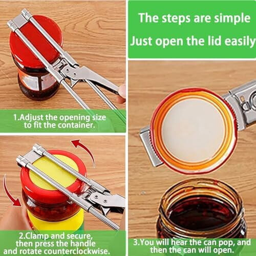 Adjustable Stainless Steel Jar Opener – 1 Pack 2