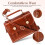 Τσάντα Vintage Μικρή Καφέ Τσάντα Crossbody για Γυναικεία με Λαβή Γυναικεία Τσάντα Ώμου 4
