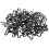 20 Sets Metal Adjustable Bow Tie Hardware Clip Set for Necktie Strap - Black 2