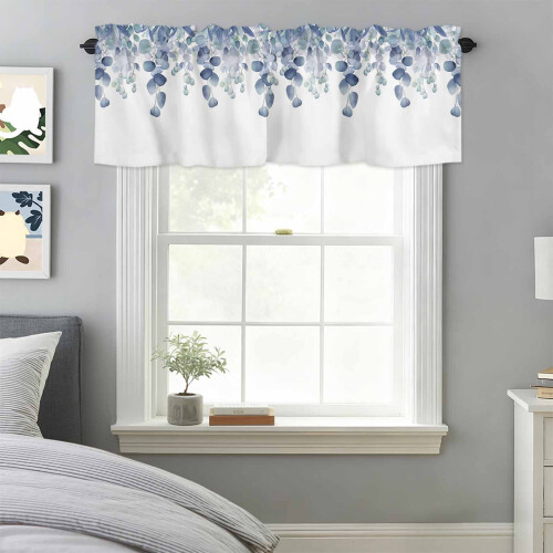 Vesiväri Botanical Leaf Valance 54x18 tuumaa Vavantasku 2