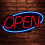 Letreiro de LED Neon ABERTO de 24x12 polegadas 3
