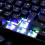 Μηχανικό πληκτρολόγιο παιχνιδιών USB CK61RGB OUTMU μπλε διακόπτες 61 πλήκτρα μαύρο για 2