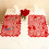 Chemin de table et set de table en dentelle en forme de cœur 4