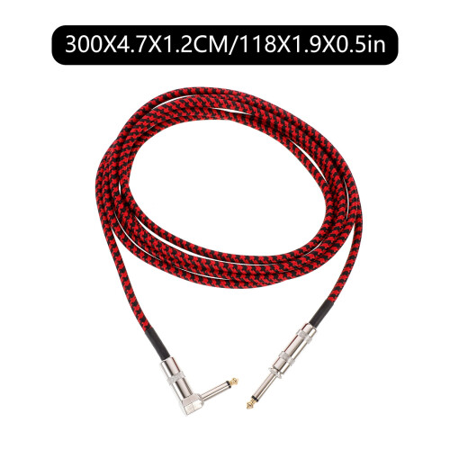 Instrument Accessory Guitar Cable Audio Cord Electric Black 1