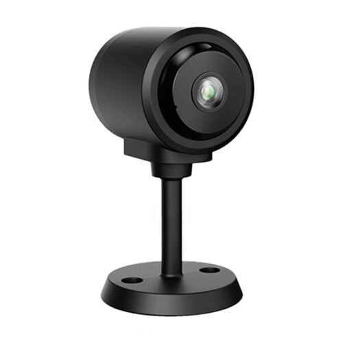 Mini Indoor Security Camera with WiFi, Bluetooth, 2-Way Audio, Night Vision & Motion Detection – Black, compatible with iOS/Android 1