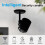 Mini Indoor Security Camera with WiFi, Bluetooth, 2-Way Audio, Night Vision & Motion Detection – Black, compatible with iOS/Android 4