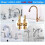 Rollbacks & More Brass1-001 & 1-002Κεραμική βαλβίδα - Σετ αντικατάστασης, Βρύση ζεστού/κρύου με 7